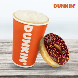 Dunkin Donuts + Capuccino